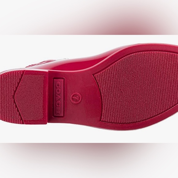 COPY - NWT COACH Rivington Rain Bootie, Available in red or white and multiple … - Picture 3 of 12